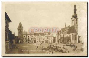 Old Postcard Namesti Tabor CsI Repubuky