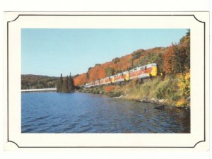 Fall Colors, Algoma Central Railway, Agawa Canyon, Ontario, Chrome Postcard #2