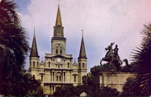 Louisiana New Orleans Jackson Square St Louis Cathedral