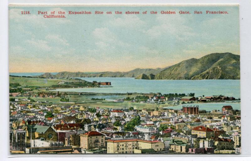 Panorama Exposition Site Golden Gate San Francisco California 1910s postcard