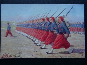 France Military ZOUAVES Les Armes Francaises WW1 c1915 Postcard Raphael Tuck 981