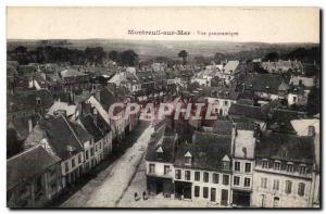 Montreuil sur Mer - Panoramic View - Old Postcard