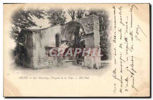 Postcard Ancient Arles Aliscamps Chapel Tower