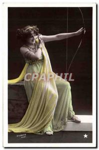 Old Postcard Shooting has the & # 39arc Woman