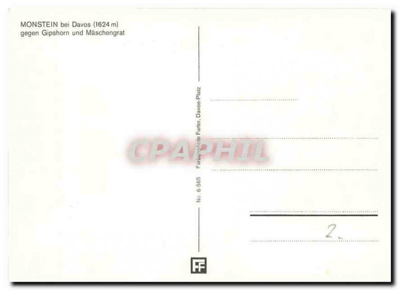 Postcard Modern bei Davos Monstein