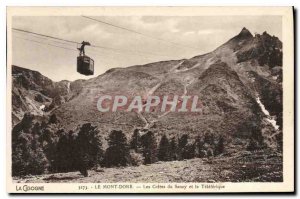 Old Postcard Mont Dore Sancy Cretes and Teleferique