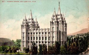 Utah Salt Lake City The Mormon Temple 1908