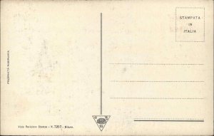 WWI Allied Flags Decorations Militaires Colors Emblems c1918 Postcard