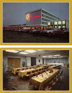 2~Postcards ATLANTA, Georgia GA   EXECUTIVE PARK MOTOR HOTEL & Conference Room