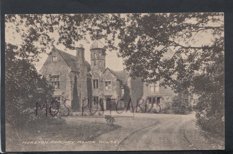 Northamptonshire Postcard - Moreton Pinkney Manor House     RS17251