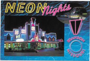 US Unused. Neon Nights.  Branson, Missouri.