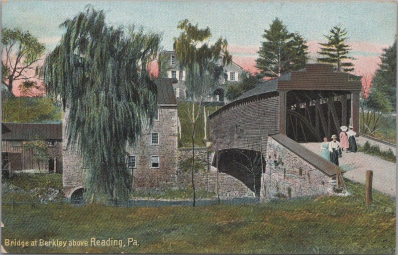 Postcard Bridge at Berkley above Reading PA