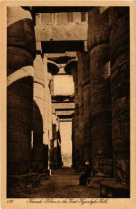 CPA Lehnert & Landrock 1519 Karnak - Pillars - Hypostyle Hall EGYPT (916538)