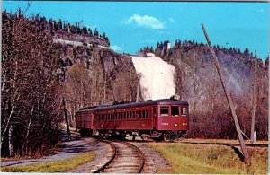 Postcard TRAIN SCENE Kennebunkport Maine ME AK8596