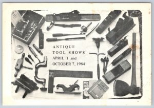 Antique Tool Shows, Thornhill Ontario, 1984 Chrome Advertising Postcard #2