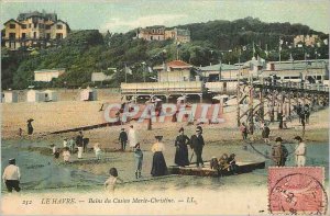 Old Postcard Le Havre Bains Casino Marie Christine