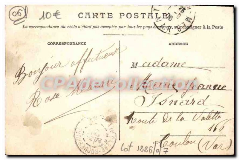 Postcard Old Cabb? Roquebrune-Vue Generale