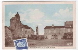 Hotel de Ville Beauregard Cahors Lot France 1950 postcard
