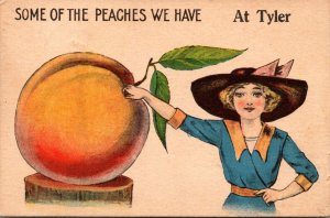 Minnesota Tyler Beautiful Girl With Giant Peach 1913