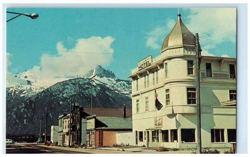 c1960's Golden North Hotel Exterior Roadside Skagway Alaska AK Unposted Postcard