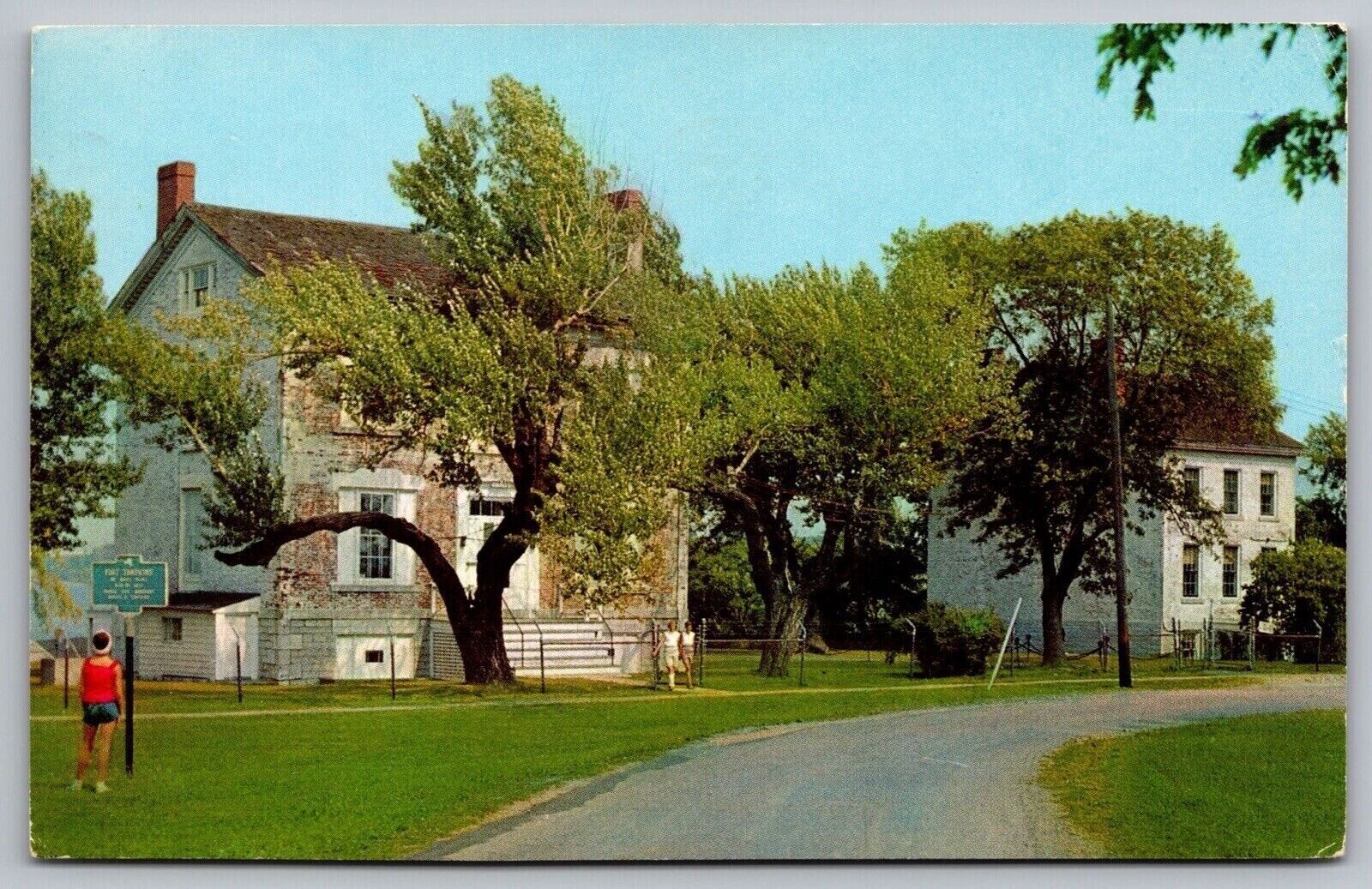 Navy Yard Buildings Sackets Harbor New York Street View Military WOB PM