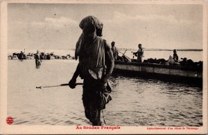 Sudan Au Soudan Francais Vintage Postcard C038
