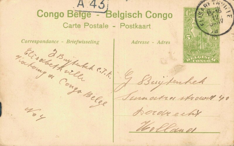 Africa Congo Belge Belgian Congo Railroad 06.46 