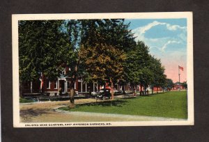 MO Jefferson Barracks Lemay Missouri US Army Base Military Quarters Postcard