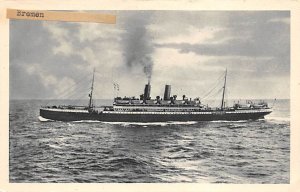 Bremen Norddeutscher Lloyd Ship 