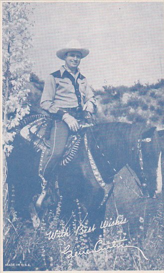 Cowboy Arcade Card Gene Autry