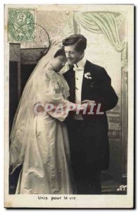 Old Postcard Fantasy Woman Marriage