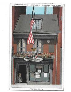 Betsey Ross House Birthplace of Old Glory Philadelphia Pennsylvania Mailed