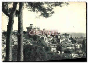 Old Postcard Cagnes Sur Mer View A Travers les Pins