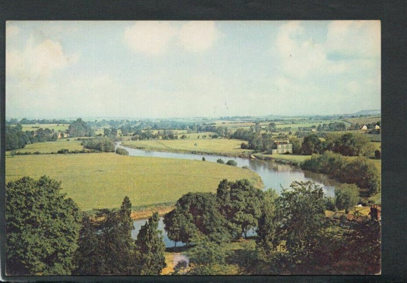 Herefordshire Postcard - The River Wye, Meadowland of Ross   RR6119