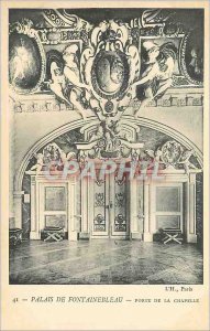 Old Postcard Palace of Fontainebleau Porte de la Chapelle