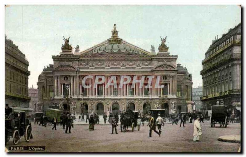 Paris Old Postcard L & # 39opera