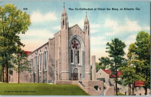 Co Cathedral of Christ the King Atlanta Georgia Postcard