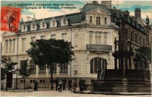 CPA CLERMONT-FERRAND La Caisse d'Epargne et la Fontaine d'Amboise (409420)