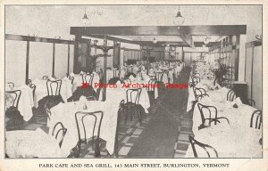 VT, Burlington, Vermont, Park Cafe & Sea Grill, Interior View