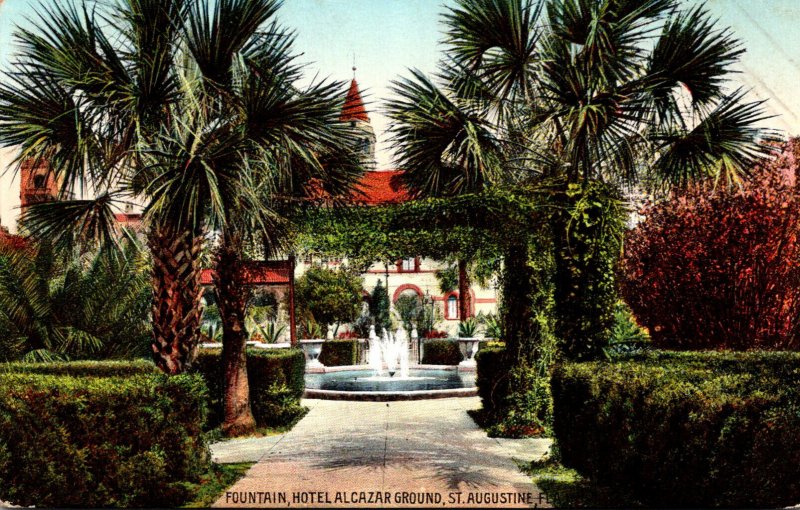 Florida St Augustine Hotel Alcazar The Fountain