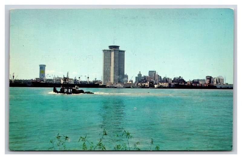 View of Skyline New Orleans Louisiana LA UNP Chrome Postcard U11