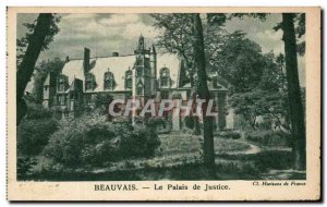 Old Postcard Beauvais The Courthouse