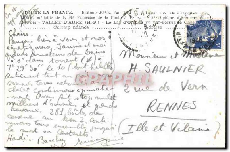 Postcard Modern Vallee D & # 39Aure
