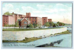 c1905 Edwards Manufacturing Co's Plant Building Augusta Maine ME Postcard