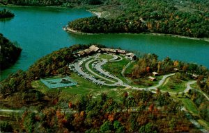 Ohio Glouster Burr Oak Lake & State Park Burr Oak Lodge Aerial View