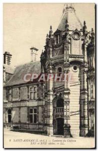 Old Postcard Saint Aignan Chateau Lantern