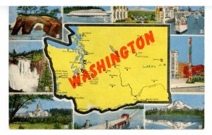 WA - Washington State Map