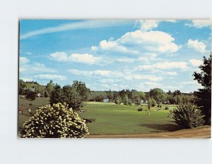 Postcard Beautiful scenery at the golf course - New London, New Hampshire