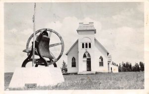 Drake North Dakota Camp Bentley Church Real Photo Postcard AA68317