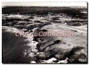 Modern Postcard Les Sables D'Olonne Vendee Aerial view La Cote at Hell Pit an...